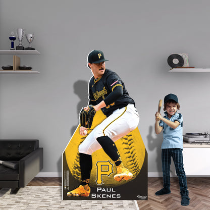 Paul Skenes - Life-Size Stand Out - Official MLB - Pittsburgh Pirates - Foam Core Cutout