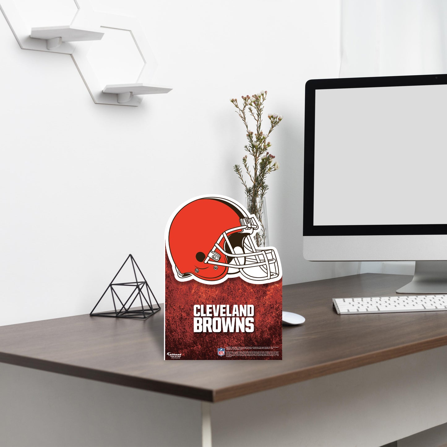 Cleveland Browns:  Logo  Mini   Cardstock Cutout  - Officially Licensed NFL    Stand Out