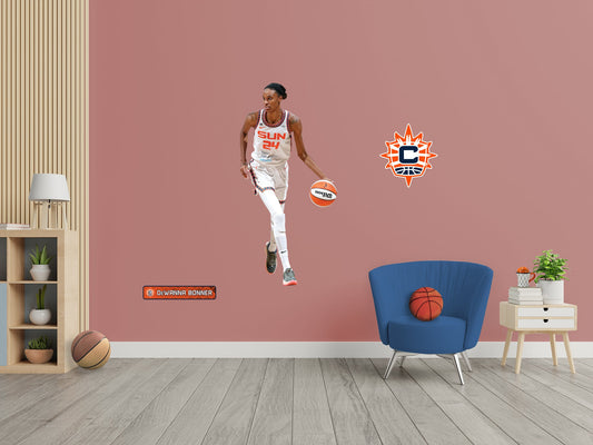 Connecticut Sun: DeWanna Bonner         - Officially Licensed WNBA Removable     Adhesive Decal