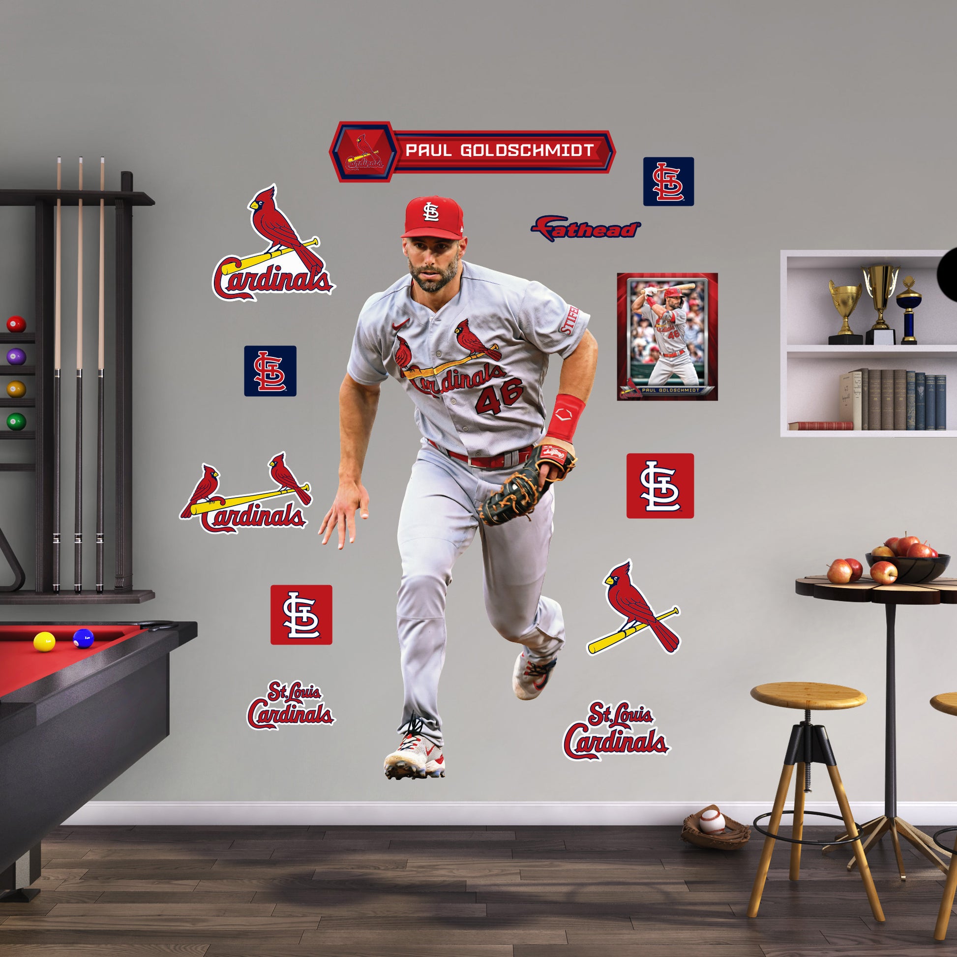 St. Louis Cardinals: Paul Goldschmidt 2022 Stand Out Life-Size Foam Core  Cutout - Officially Licensed MLB Stand Out