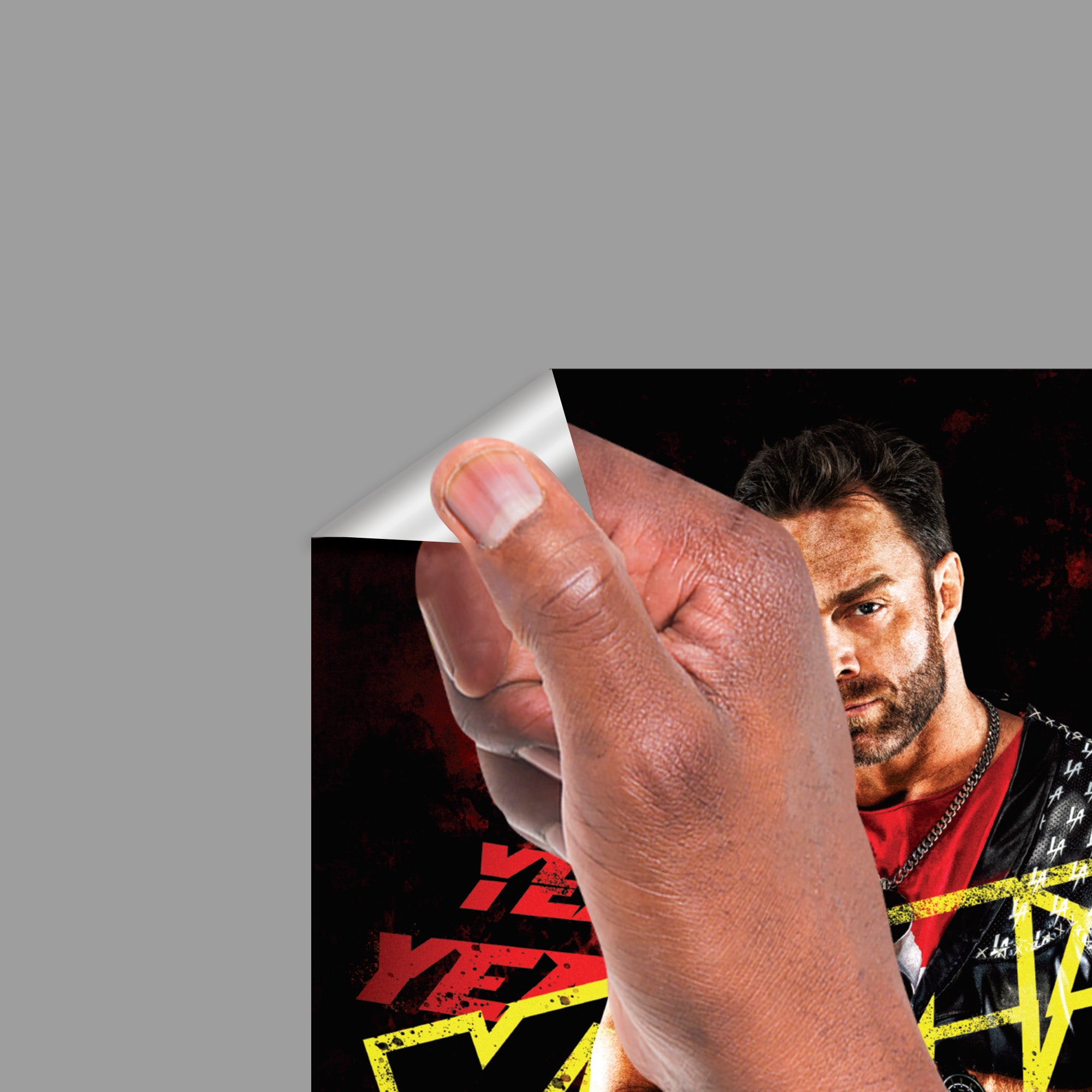 La Knight Sticker LA Knight - RealBig Collection - Official WWE - Reusable Vinyl Wall De ...