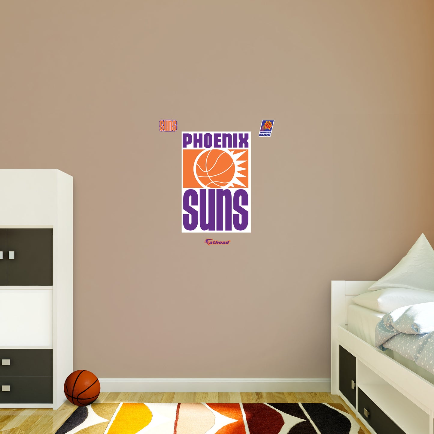 Phoenix Suns:  Classic Logo        - Officially Licensed NBA Removable     Adhesive Decal