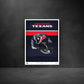 Houston Texans - Helmet Series - Peel & Stick Poster - Official NFL - Reusable Vinyl Wall Decal