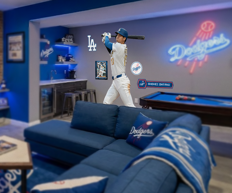 Where Game Day Lives | Custom Fan Cave Wall Decals & More | Fathead
