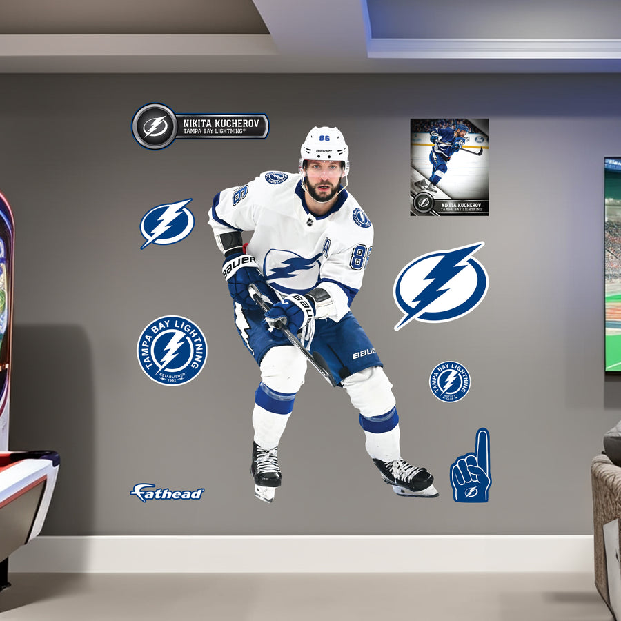 Nikita Kucherov - RealBig Collection - Official NHL - Tampa Bay Lightning - Reusable Vinyl Wall Decals #2