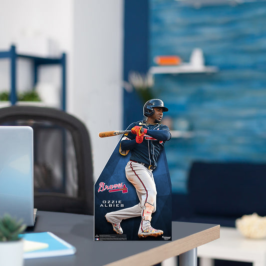 Atlanta Braves: Ozzie Albies 2023  Mini   Cardstock Cutout  - Officially Licensed MLB    Stand Out