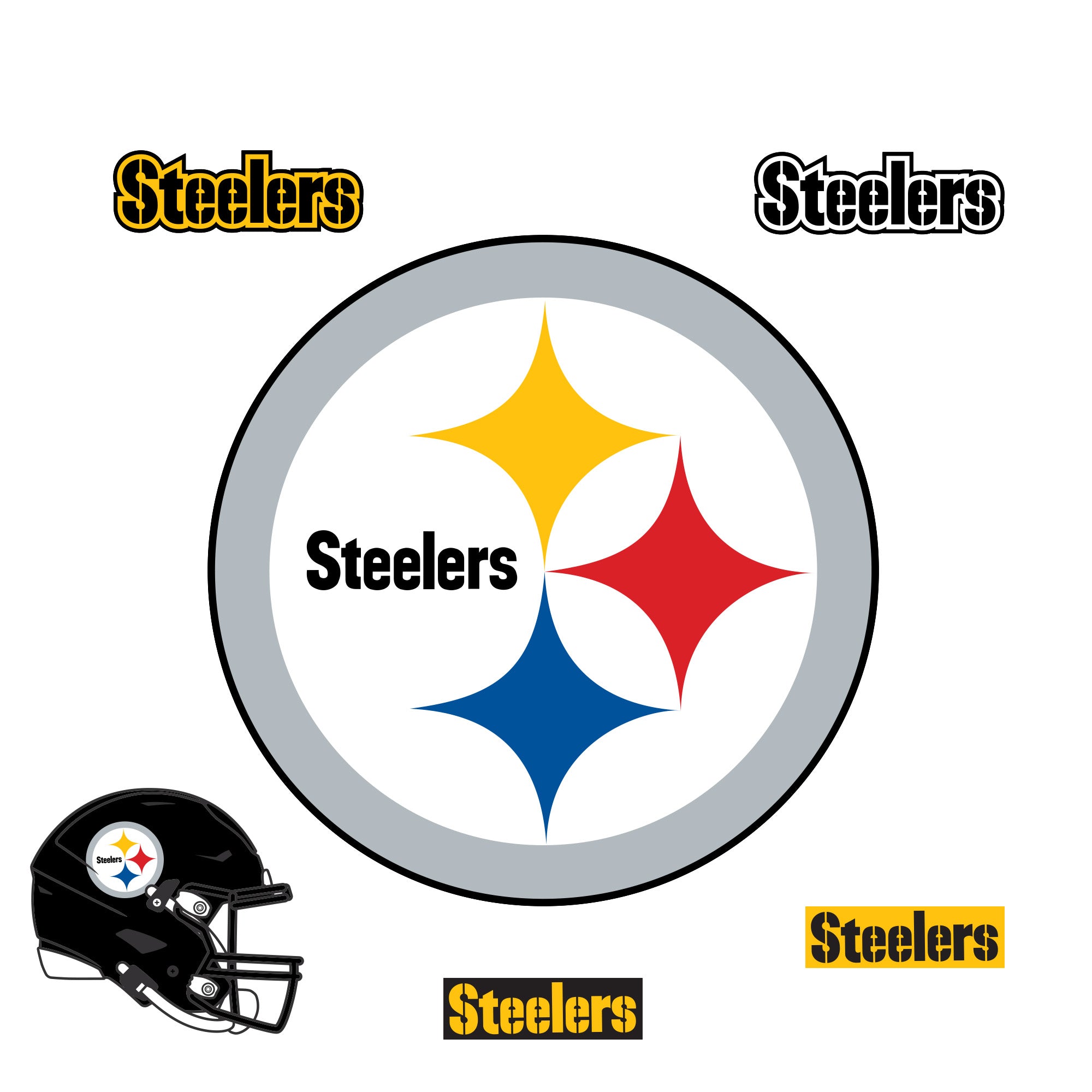 Pittsburgh Steelers - RealBig Logo Collection - Official NFL - Reusabl ...