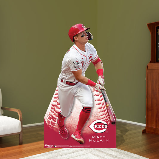 Cincinnati Reds: Matt McLain 2023  Life-Size   Foam Core Cutout  - Officially Licensed MLB    Stand Out