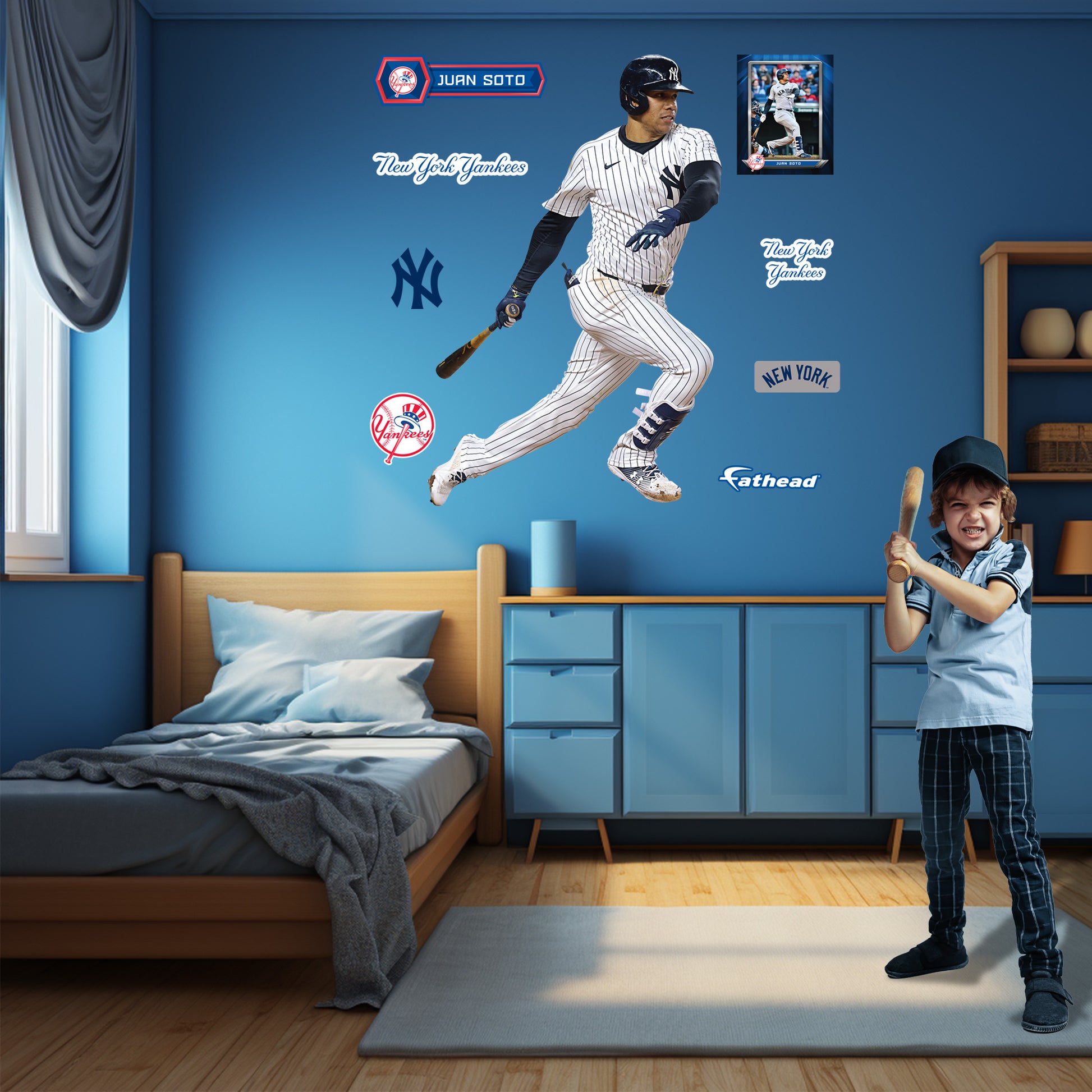 Life-Size Athlete +8 Decals  (51"W x 78"H) 