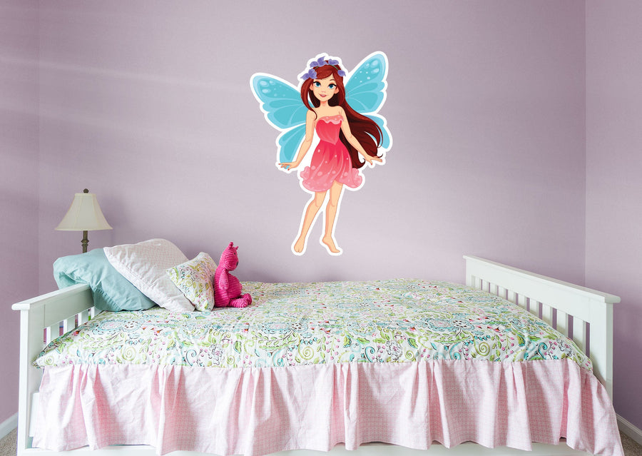 Nursery: Nursery Blue Wings Icon        -   Removable     Adhesive Decal