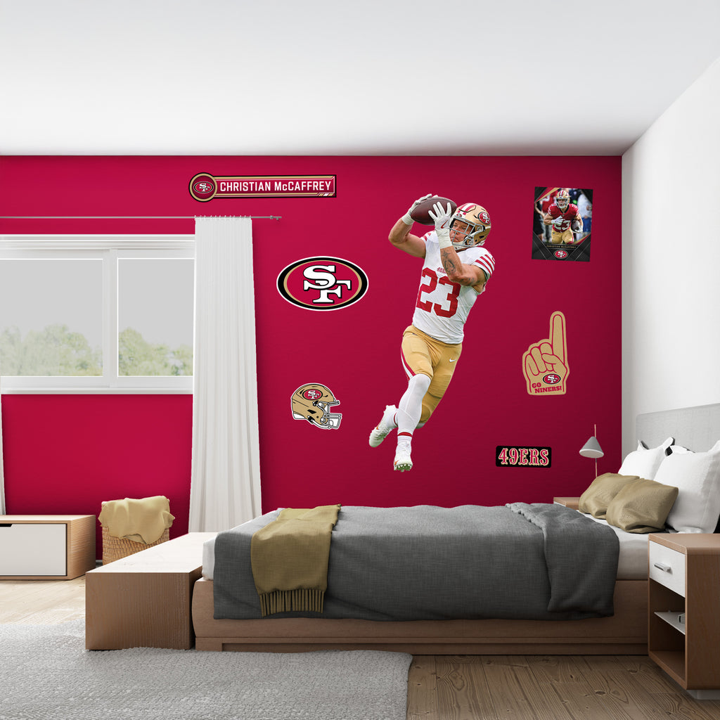 Life-Size Athlete +9 Decals  (35"W x 78"H) 