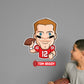 Tampa Bay Buccaneers: Tom Brady  Emoji        - Officially Licensed NFLPA Removable     Adhesive Decal