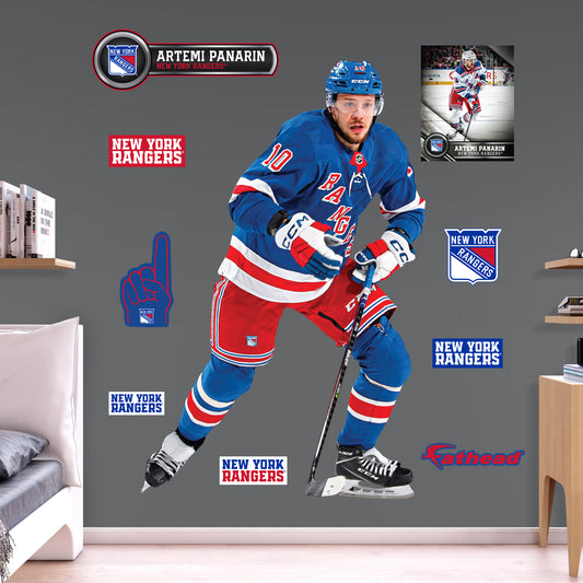 New York Rangers: Artemi Panarin         - Officially Licensed NHL Removable     Adhesive Decal