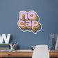 No Cap 3D Multicolor Pink Lettering        - Officially Licensed Big Moods Removable     Adhesive Decal