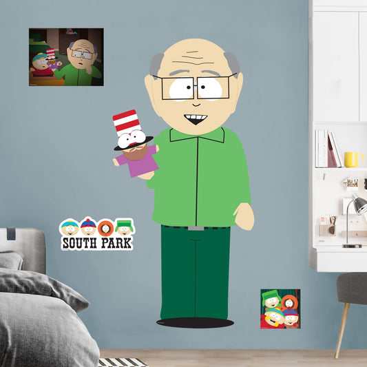 South Park: Mr. Garrison RealBig        - Officially Licensed Paramount Removable     Adhesive Decal