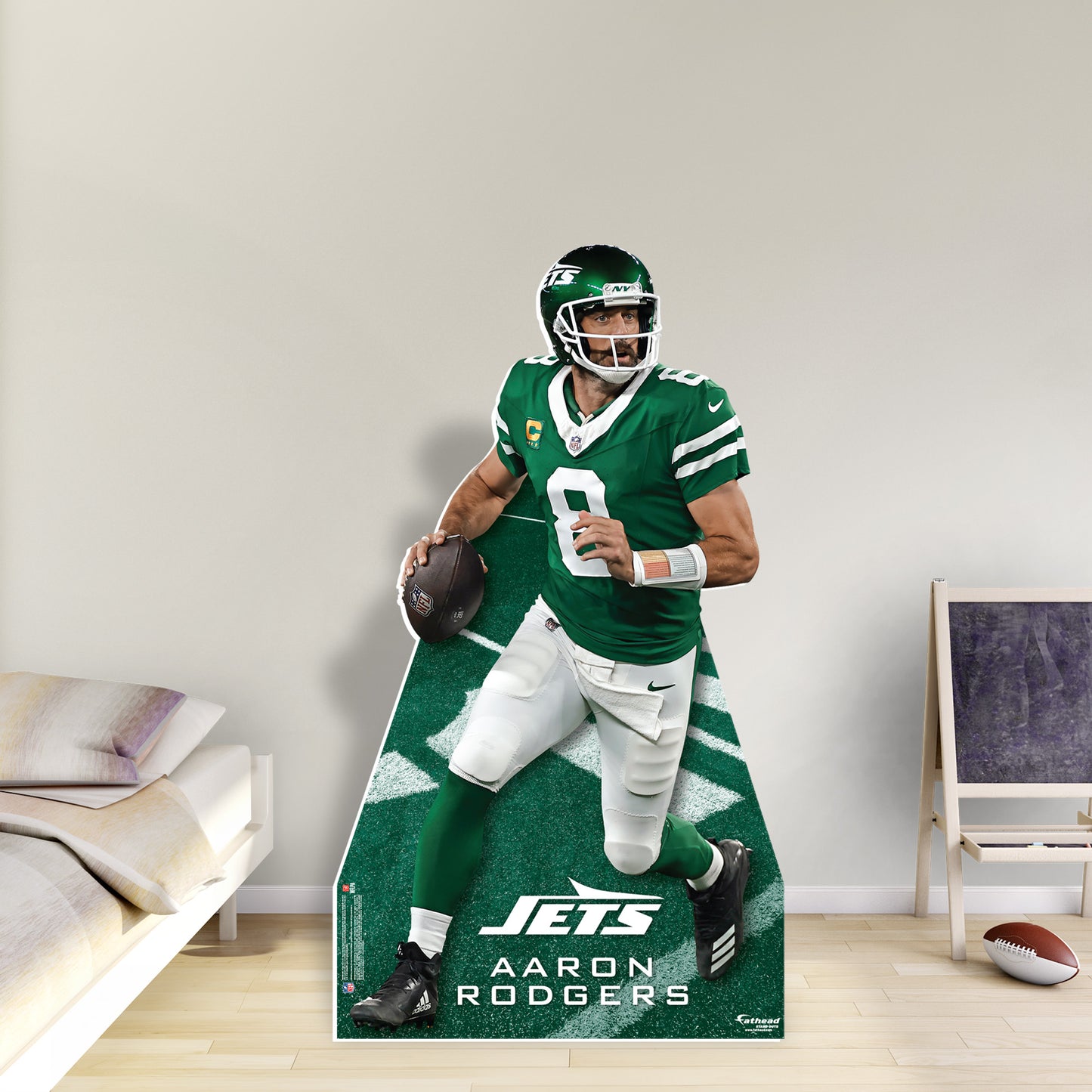 Aaron Rodgers - Life-Size Stand Out - Official NFL - New York Jets - Foam Core Cutout