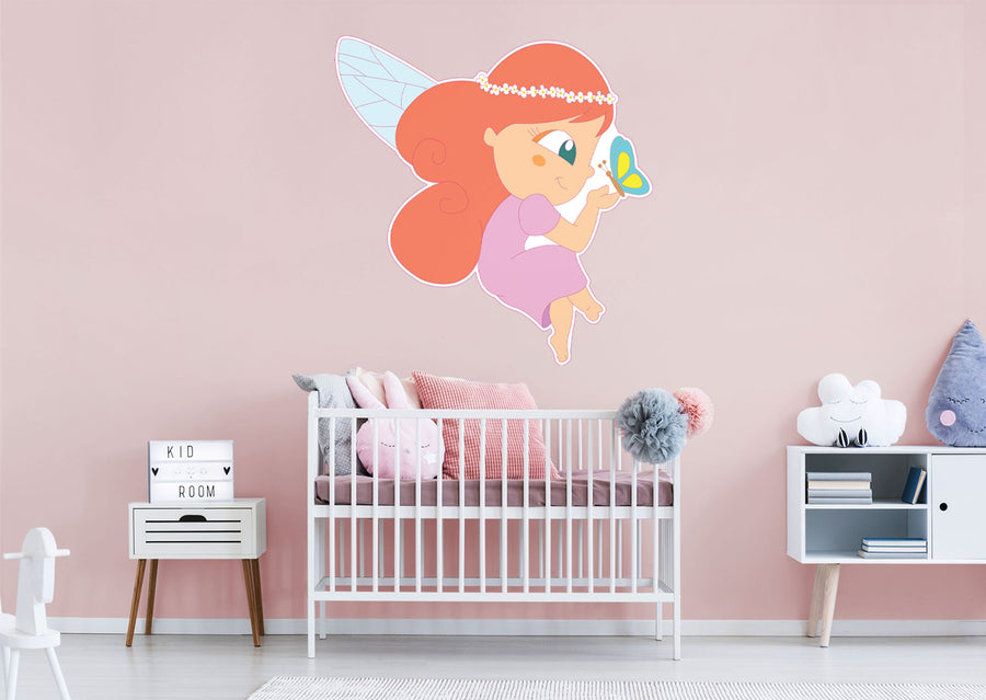 Nursery: Nursery Butterfly Icon        -   Removable     Adhesive Decal