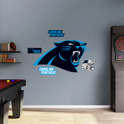 Carolina Panthers:  2022 Logo        - Officially Licensed NFL Removable     Adhesive Decal