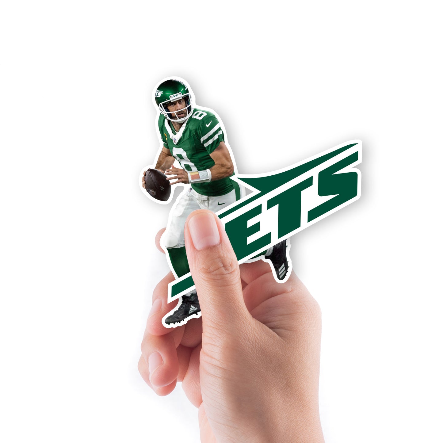 Aaron Rodgers - 5 Minis (Mixed Sizes) - Official NFL - New York Jets - Reusable Vinyl Decals