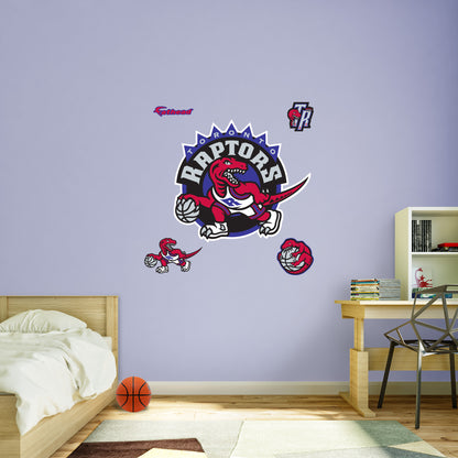 Toronto Raptors:  Classic Logo        - Officially Licensed NBA Removable     Adhesive Decal