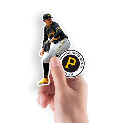 Paul Skenes - 5 Minis (Mixed Sizes) - Official MLB - Pittsburgh Pirates - Reusable Vinyl Decals