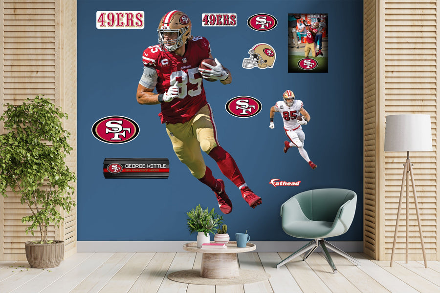 George Kittle - RealBig Collection - Official NFL - San Francisco 49ers - Reusable Vinyl Wall Decals #2