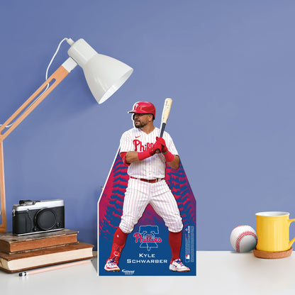 Kyle Schwarber - Mini Stand Out - Official MLB - Philadelphia Phillies - Cardstock Cutout