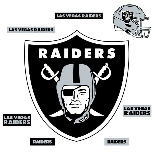 Josh Jacobs for Las Vegas Raiders - NFL Removable Wall Decal Life-Size Athlete + 2 Wall Decals 37W x 76H