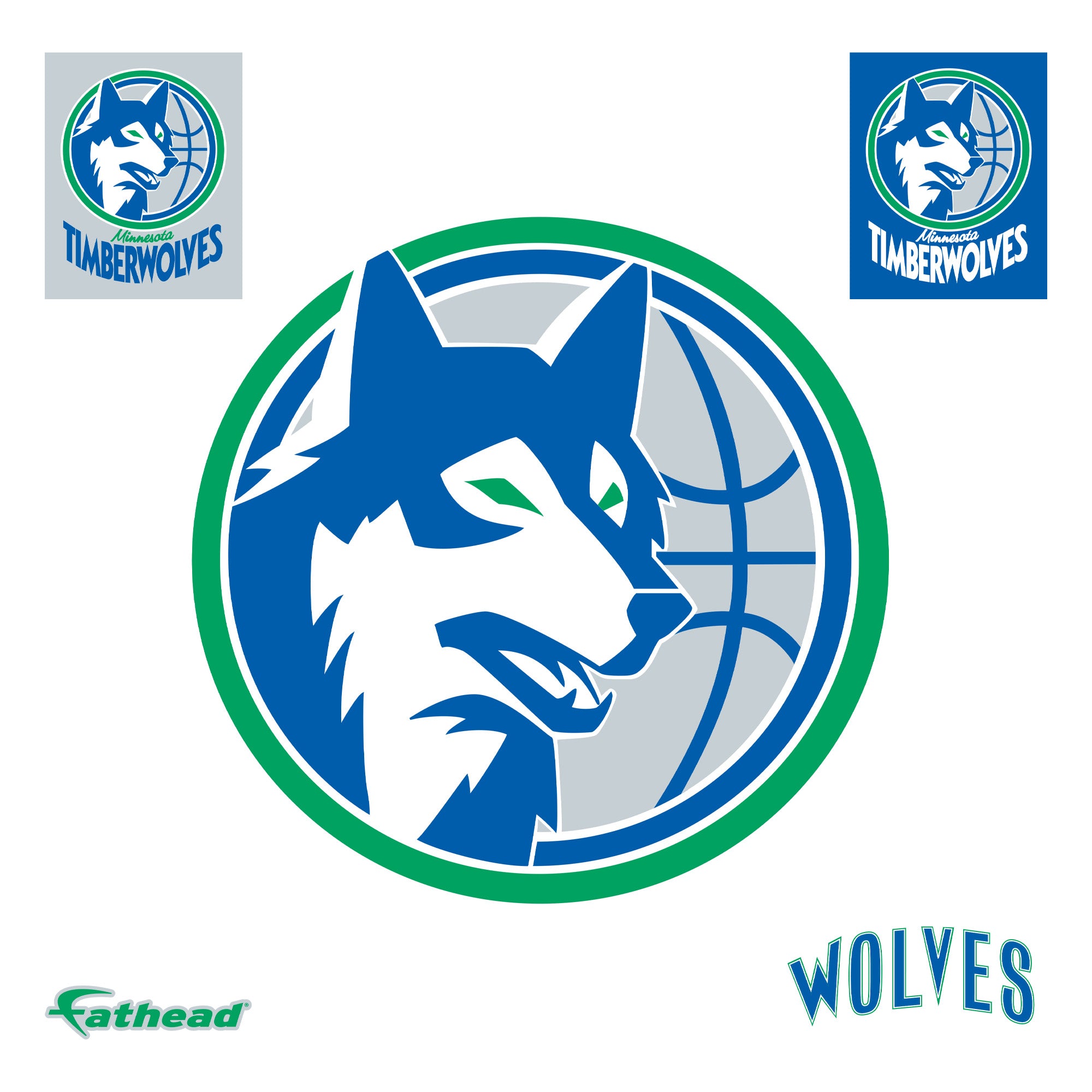 Minnesota Timberwolves - RealBig Classic Logo Collection - Official NB ...