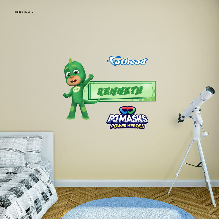 Gekko - PJ Masks - RealBig Collection - Official Hasbro - Reusable Vinyl Wall Decals #3