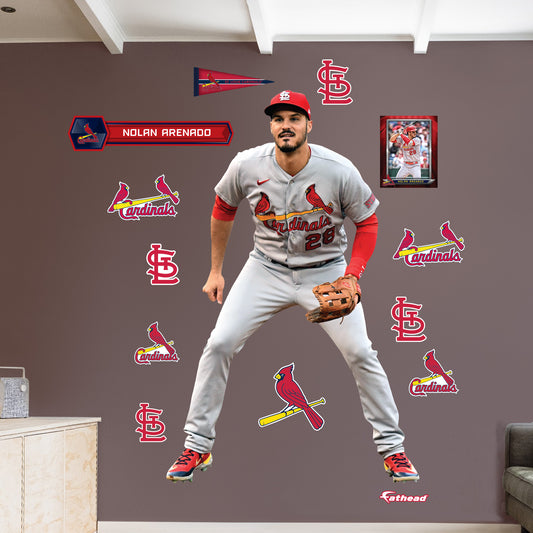 St. Louis Cardinals: Nolan Arenado 2023 Fielding        - Officially Licensed MLB Removable     Adhesive Decal