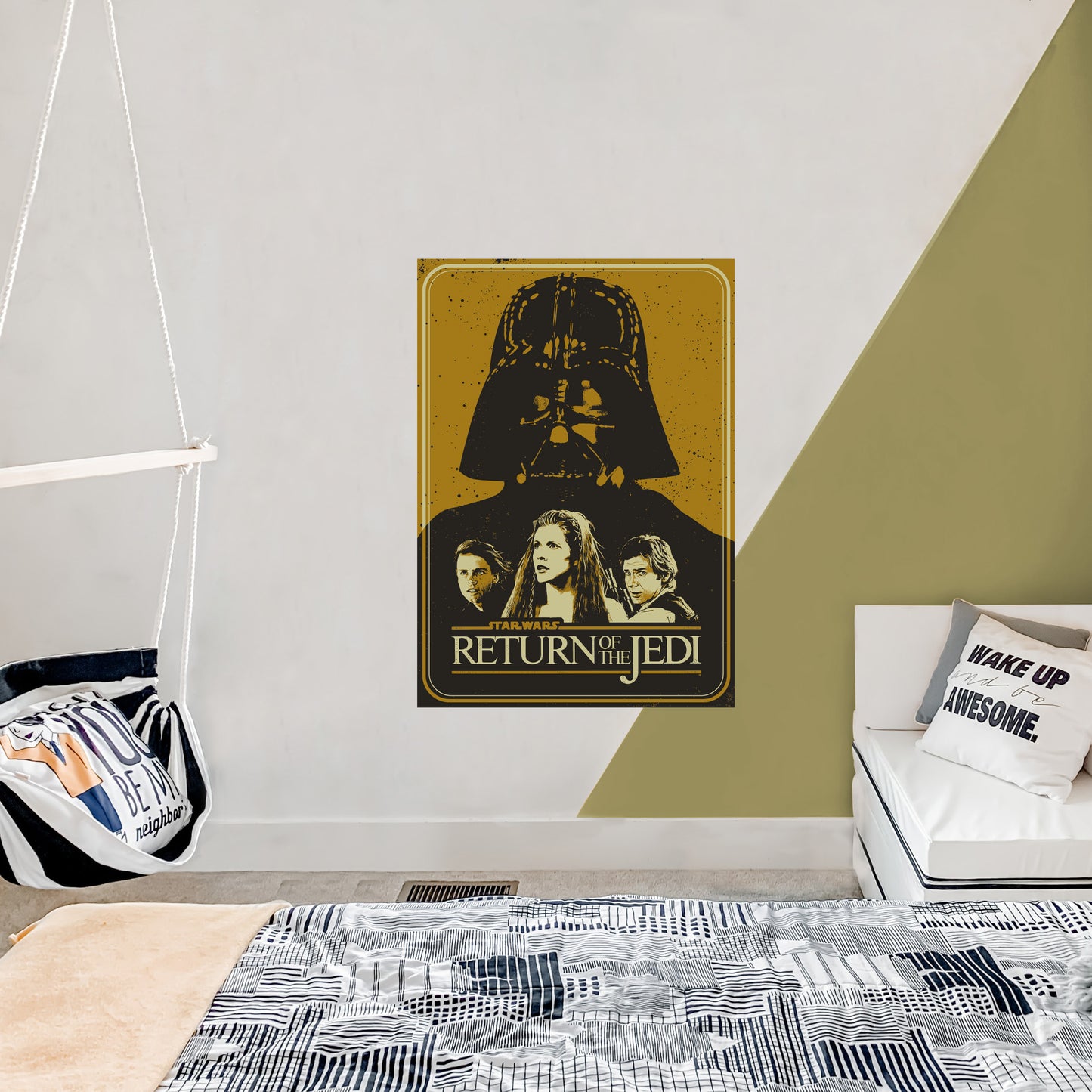 Return of the Jedi 40th: Sepia Tone Movie Poster - Officially Licensed Star Wars Removable Adhesive Decal