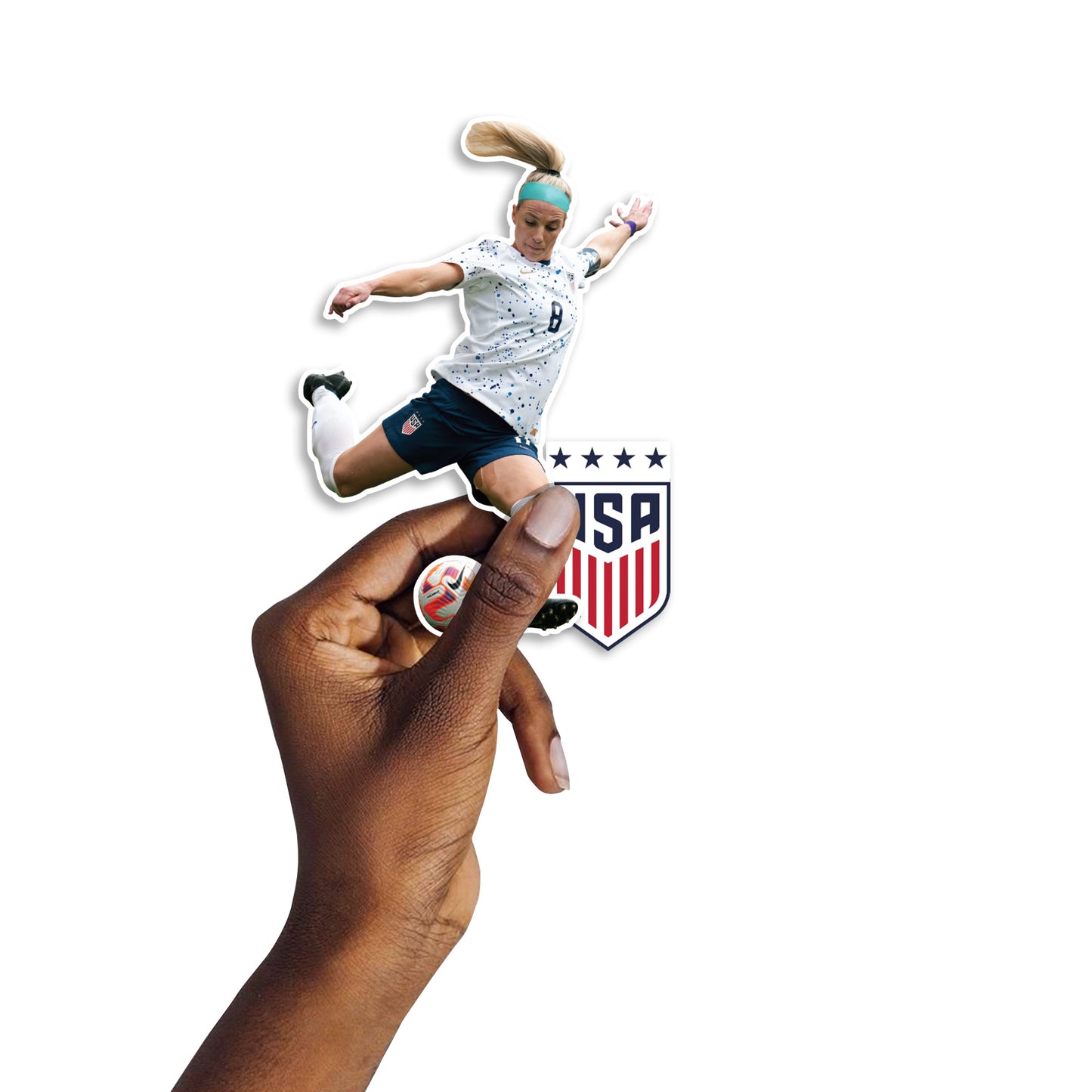 Julie Ertz 2023 Player Minis        - Officially Licensed USWNT Removable     Adhesive Decal