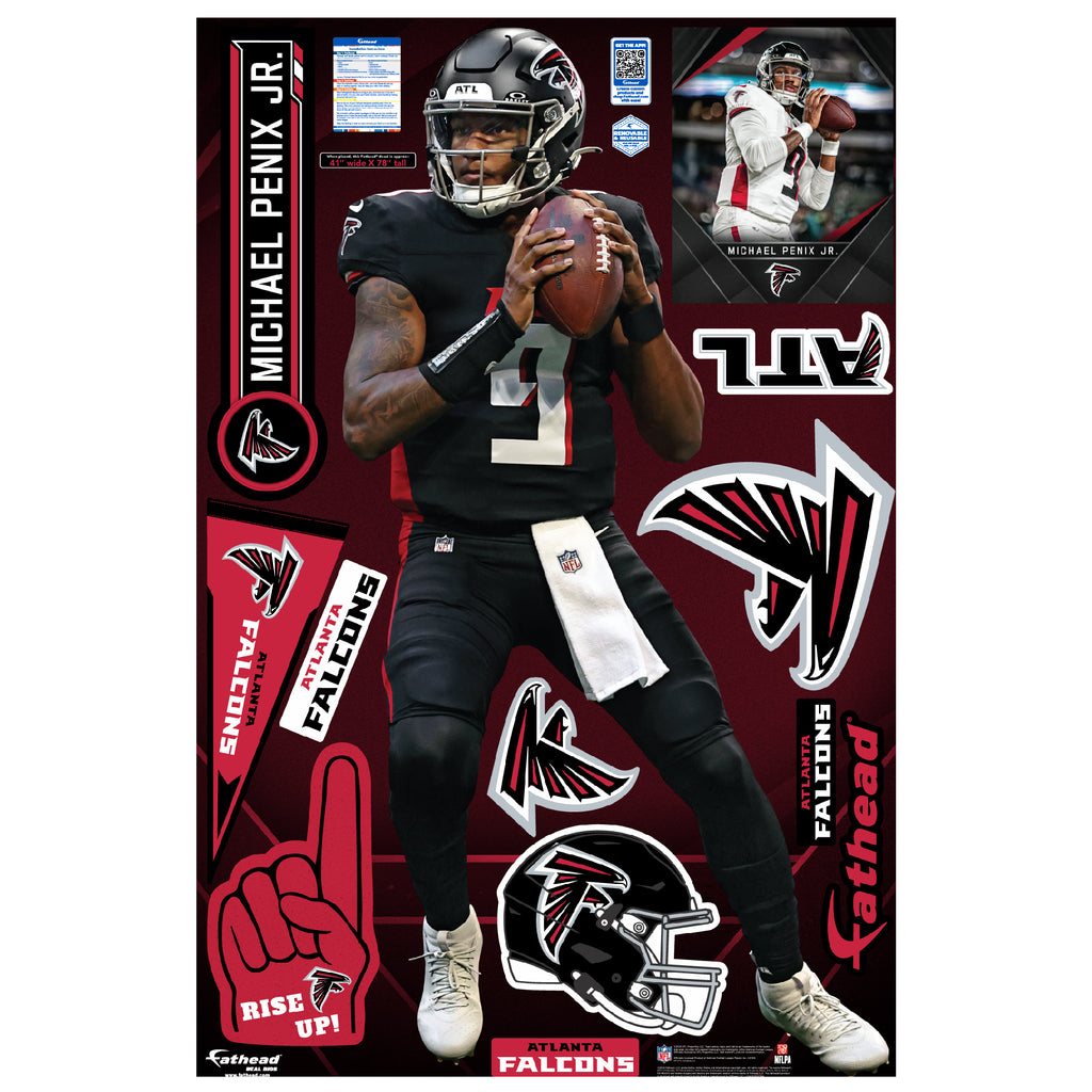 Life-Size Athlete +12 Decals  (41"W x 78"H) 