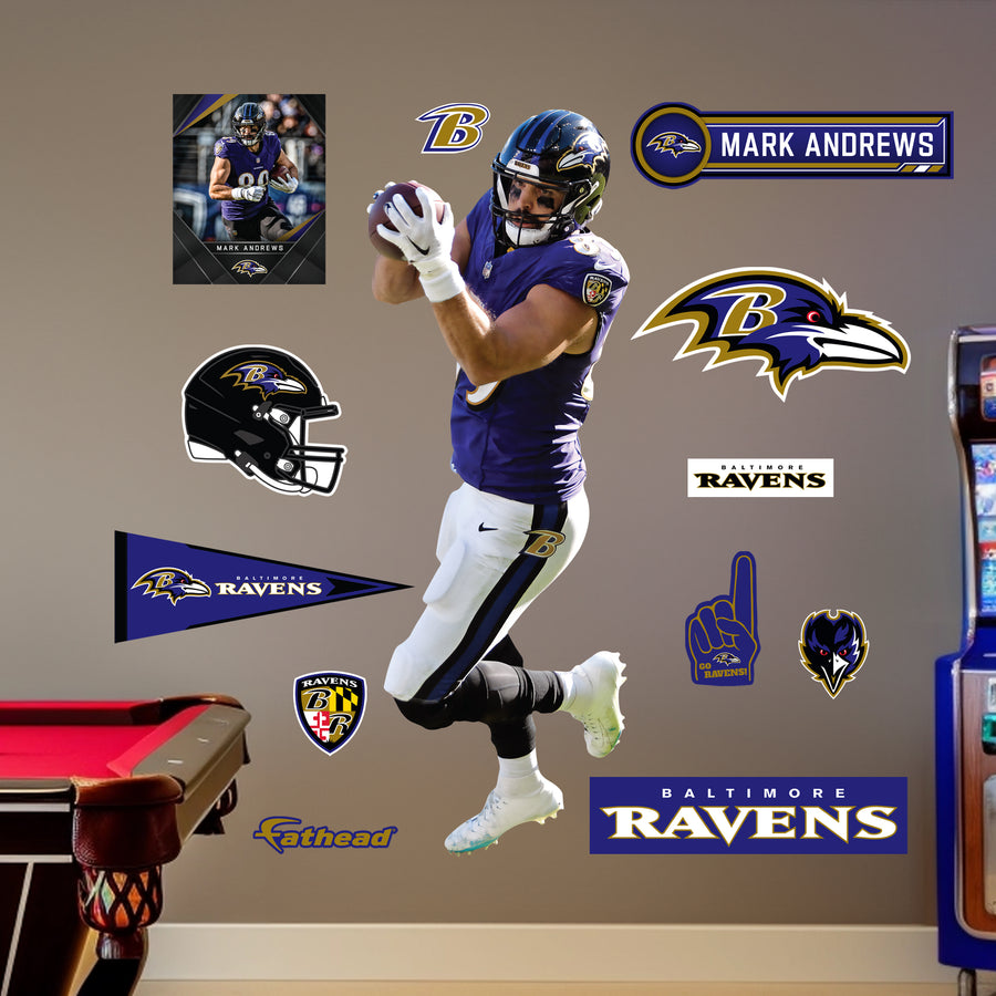 Mark Andrews - RealBig Collection - Official NFL - Baltimore Ravens - Reusable Vinyl Wall Decals #3