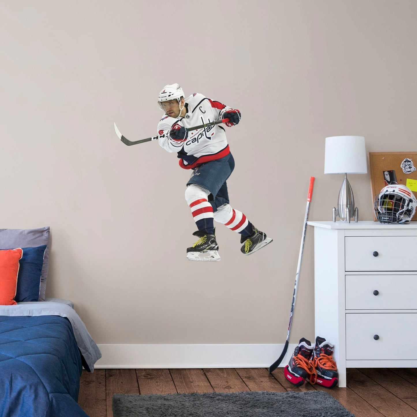 Alex Ovechkin - RealBig Collection - Official NHL - Washington Capitals - Reusable Vinyl Wall Decals #3