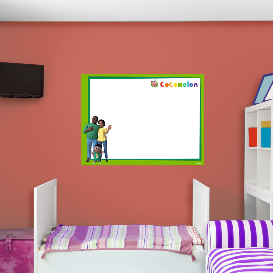 CoComelon - Cody Family - Dry Erase Decal - Official CoComelon - Reusable Vinyl Wall Decal
