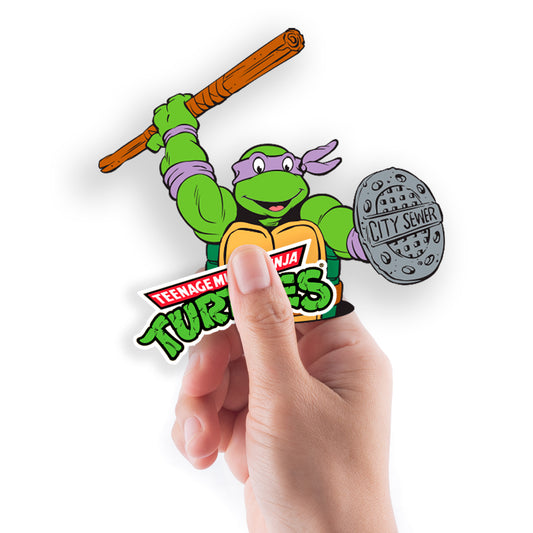 Teenage Mutant Ninja Turtles: Donatello Minis        - Officially Licensed Nickelodeon Removable     Adhesive Decal