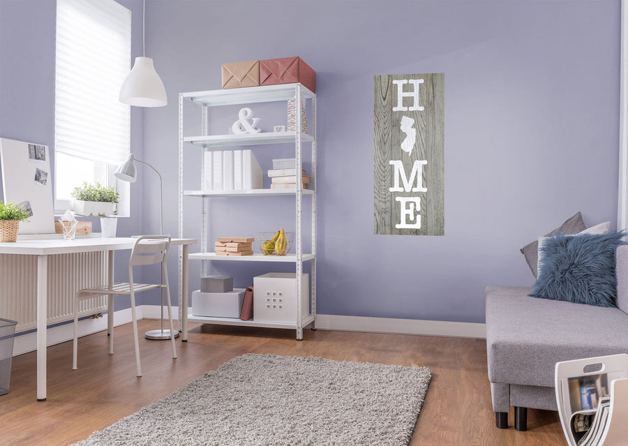 Home Products: New Jersey Vinyl State Home Signs        -   Removable     Adhesive Decal