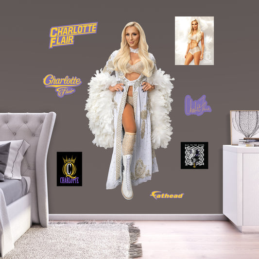 Charlotte Flair        - Officially Licensed WWE Removable     Adhesive Decal