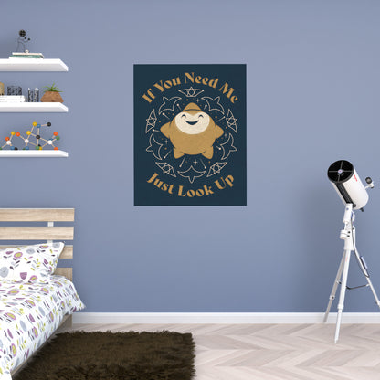 Wish: Star Just Look Up Poster        - Officially Licensed Disney Removable     Adhesive Decal