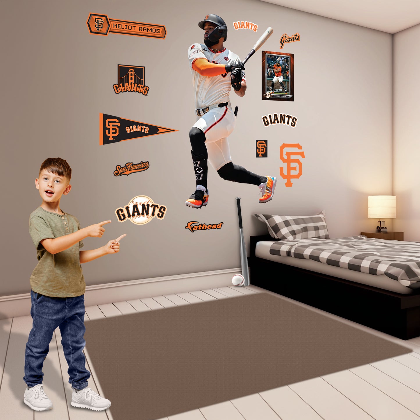 Life-Size Athlete +11 Decals  (42.5"W x 76"H) 