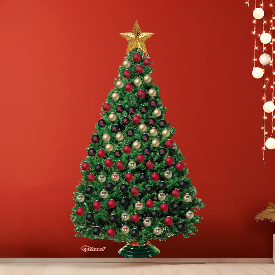 Arizona Diamondbacks - Decorate Your Own Christmas Tree - Official MLB - Reusable Vinyl Wall Decals