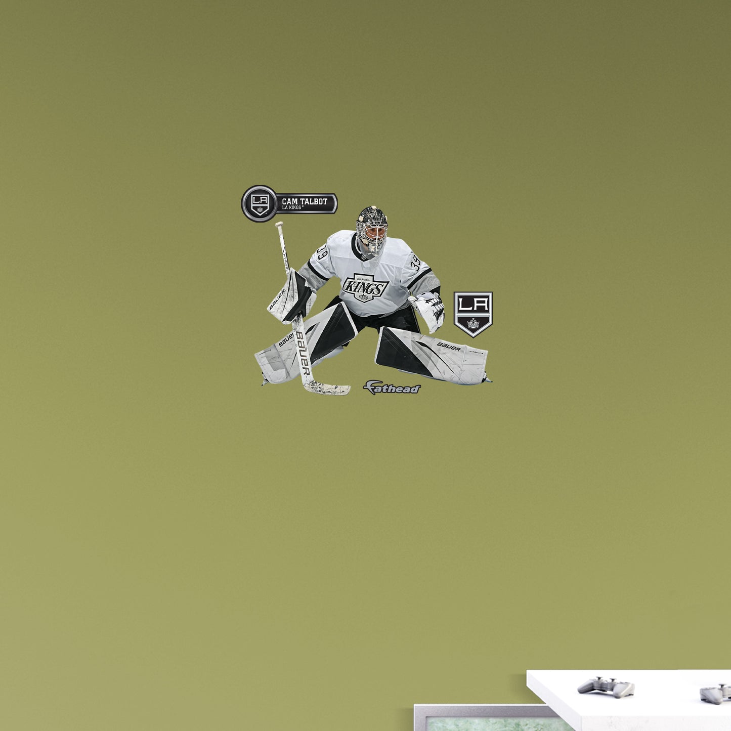 Los Angeles Kings: Cam Talbot         - Officially Licensed NHL Removable     Adhesive Decal
