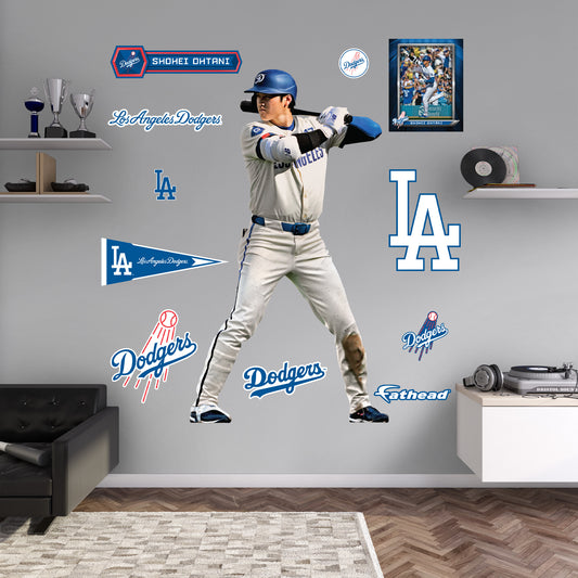 Los Angeles Dodgers: Shohei Ohtani City Connect        - Officially Licensed MLB Removable     Adhesive Decal