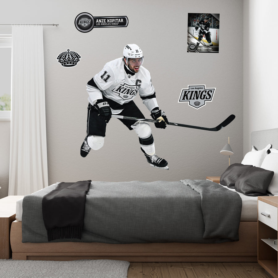 Anze Kopitar - Realbig Collection - Official NHL - Los Angeles Kings - Reusable Vinyl Wall Decals