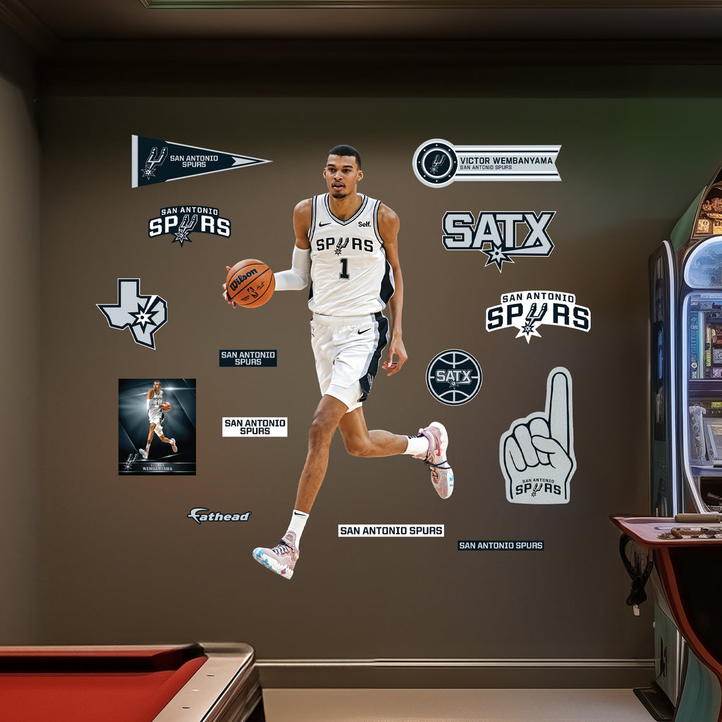 Life-Size Athlete +15 Decals  (41"W x 78"H)