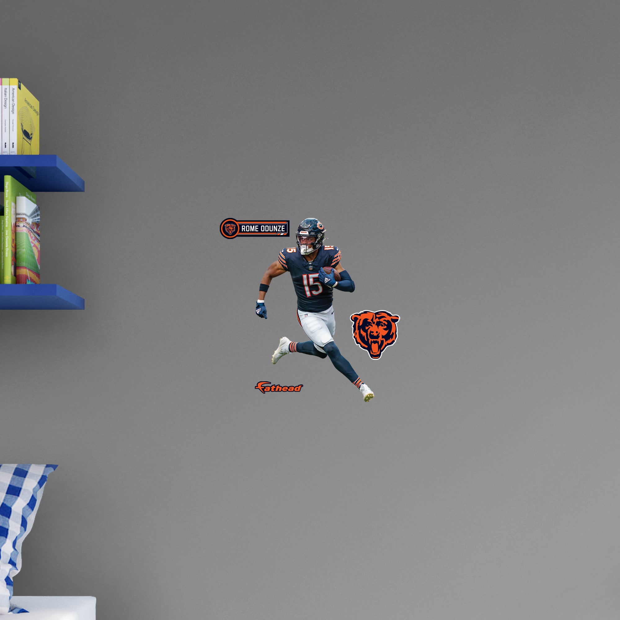 Tag Rome Nfl Rome Odunze - RealBig Collection - Official NFL - Chicago Bears - Reus ...