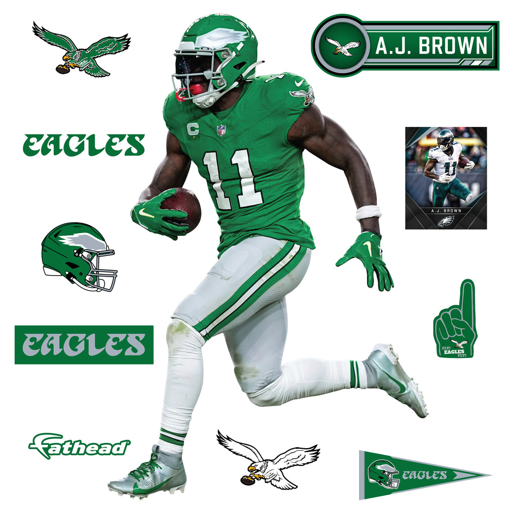 Life-Size Athlete +10 Decals  (51"W x 77"H)