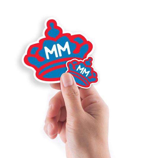 Miami Marlins:   City Connect Logo Minis        - Officially Licensed MLB Removable     Adhesive Decal